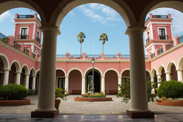 Fototapeta na wymiar Famous palace San Jose, near Concepcion del Uruguay, Entre Rios, Argentina