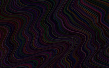 Dark Purple vector background with liquid shapes. Colorful illustration in abstract marble style with gradient. Pattern for your business design.