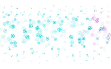 Light Blue, Red vector texture with disks.