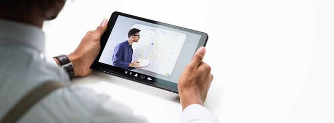 Training Remote Video Conference Or Webinar