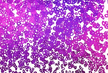 Light Pink, Blue vector cover with spots.