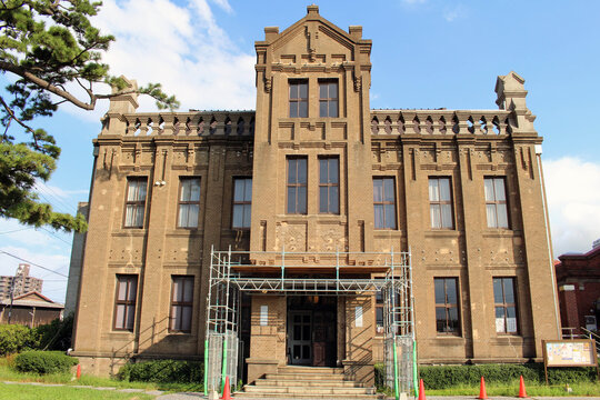 Historical colonial building, Moji Beer Museum in Kitakyushu