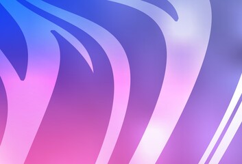 Light Purple, Pink vector blurred and colored pattern.