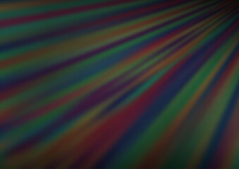 Dark Silver, Gray vector background with straight lines. Decorative shining illustration with lines on abstract template. Pattern for business booklets, leaflets.