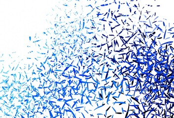 Light Blue, Green vector pattern with sharp lines.