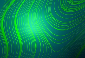 Light Green vector blurred pattern.