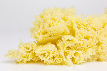 shaved rosettes of tete de moine cheese