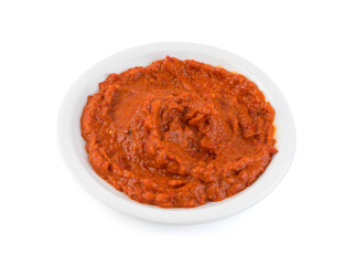 Ajvar or Pindjur Orange Vegetable Spread made from Bell Peppers