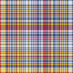 Tartan plaid pattern seamless. Print fabric texture. Check vector background.