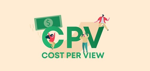 CPV cost per view. Technology of profitable trade successful financial income distribution corporate business protection of retail product industrial loans and countering vector crisis.