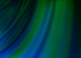 Dark Blue, Green vector template with liquid shapes. Colorful illustration in abstract marble style with gradient. The best blurred design for your business.