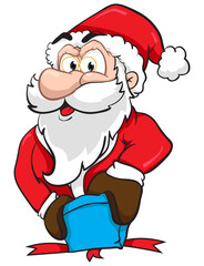 santa claus cartoon
