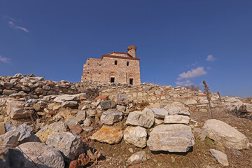 Fototapeta premium Aziz Jean Bazilikası, Efes antik kenti 20 Ocak 2020 / İzmir / Türkiye