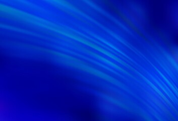 Fototapeta premium Light BLUE vector blurred bright pattern.