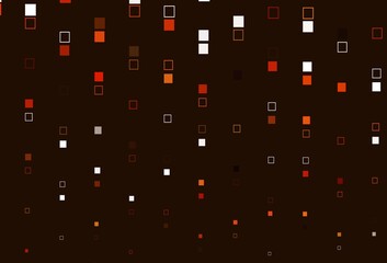 Light Red, Yellow vector background with rectangles.