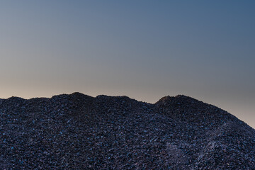 Gravel mountain