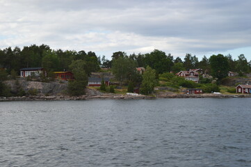 The stunning islands and ocean in the Stockholm Archipelago (Skärgård) in Sweden