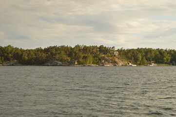 The stunning islands and ocean in the Stockholm Archipelago (Skärgård) in Sweden