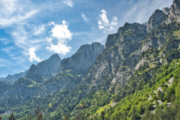Naklejka premium Mountain view in Prokletije National Park