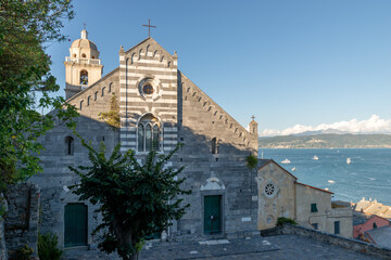 Fototapeta na wymiar Chiesa di San Lorenzo, Portovenre, La Spezia, Liguria, Italy