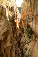 The dramatic and dangerous hiking path El Caminito Del Rey and Ronda in Spain