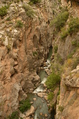 The dramatic and dangerous walkway Caminito Del Rey and the town of Ronda in Southern Spain