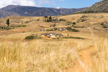 Mountain village, Andringitra Mountains, Madagascar