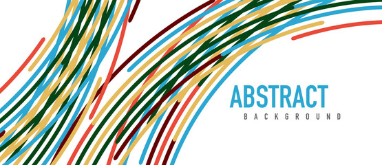 Аbstract moving colorful lines vector backgrounds for cover, placard, poster, banner or flyer