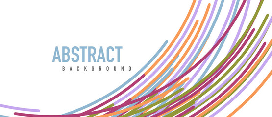 Аbstract moving colorful lines vector backgrounds for cover, placard, poster, banner or flyer