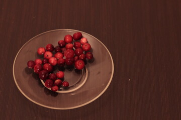 cranberries in a bowl