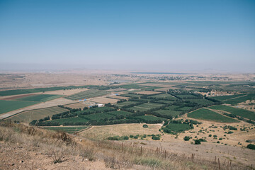 fields and mountain israel