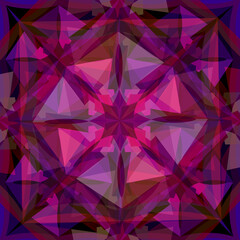 Abstract braid. Abstraction background. Red, purple, pink.
