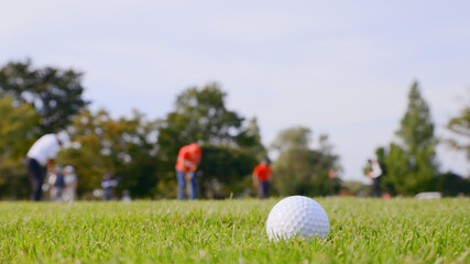 新緑のゴルフ場