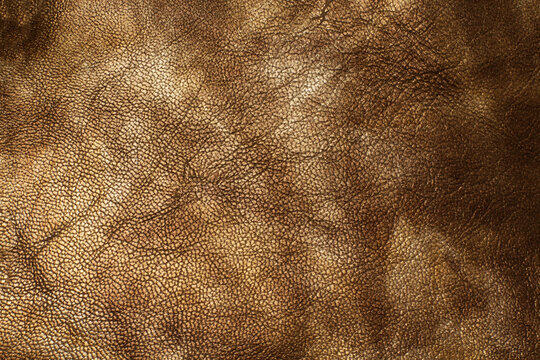 Golden leather texture background
