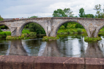 Fototapeta na wymiar Brücke von Stirling über den Forth, in Schottland