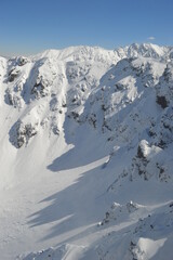 Skiing and snowboarding in the Jasna and Zakopane ski resorts between Poland and Slovakia in the Tatra Mountains