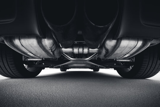 Unter dem Porsche