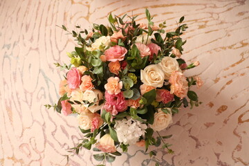 The most delicate bouquet of roses