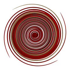 red spiral background