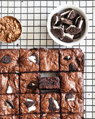 Cookies and Cream Fudge Brownies