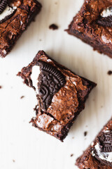 Cookies and Cream Fudge Brownies