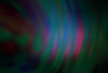 Fototapeta premium Dark Multicolor vector glossy abstract backdrop.