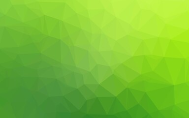 Fototapeta na wymiar Light Green vector blurry triangle texture. Triangular geometric sample with gradient. The best triangular design for your business.