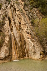 Hiking on the beautiful paths in the Sierra Nevada Mountains in Southern Spain