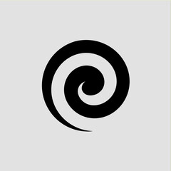 Spiral logo icon vector design