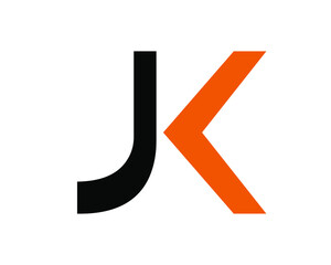 j and k creative logo design and monogram