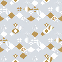 Christmas seamless pattern. Background for design and decoration textile, covers, package, wrapping paper.