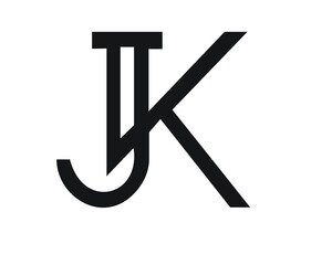 j and k creative logo design and monogram