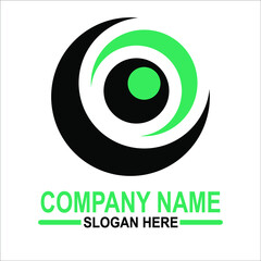 Simple logo template ready to add text