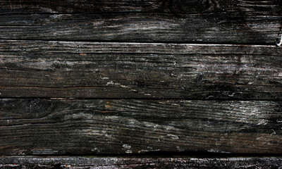 Natural Black wooden background texture